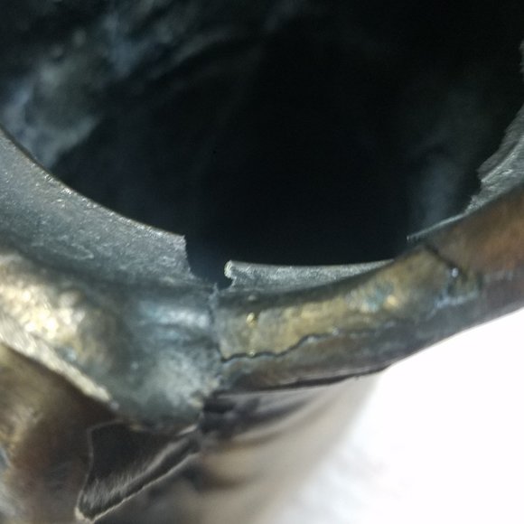 1950's Brass Victorian Decorative Boot Vase - Picture 6 of 9